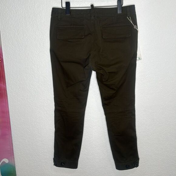 NWT Dsquared2 Tapered Leg Trousers Olive GREEN Size IT 38/ US 2 - Picture 7 of 16